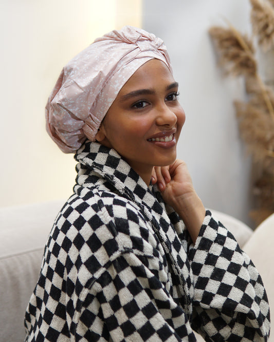 Blush Shower Cap - Pink Quartz