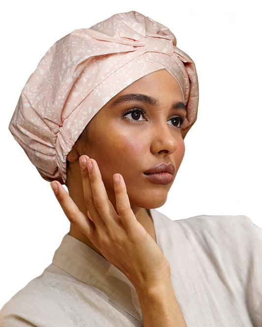 Blush Shower Cap - Pink Quartz