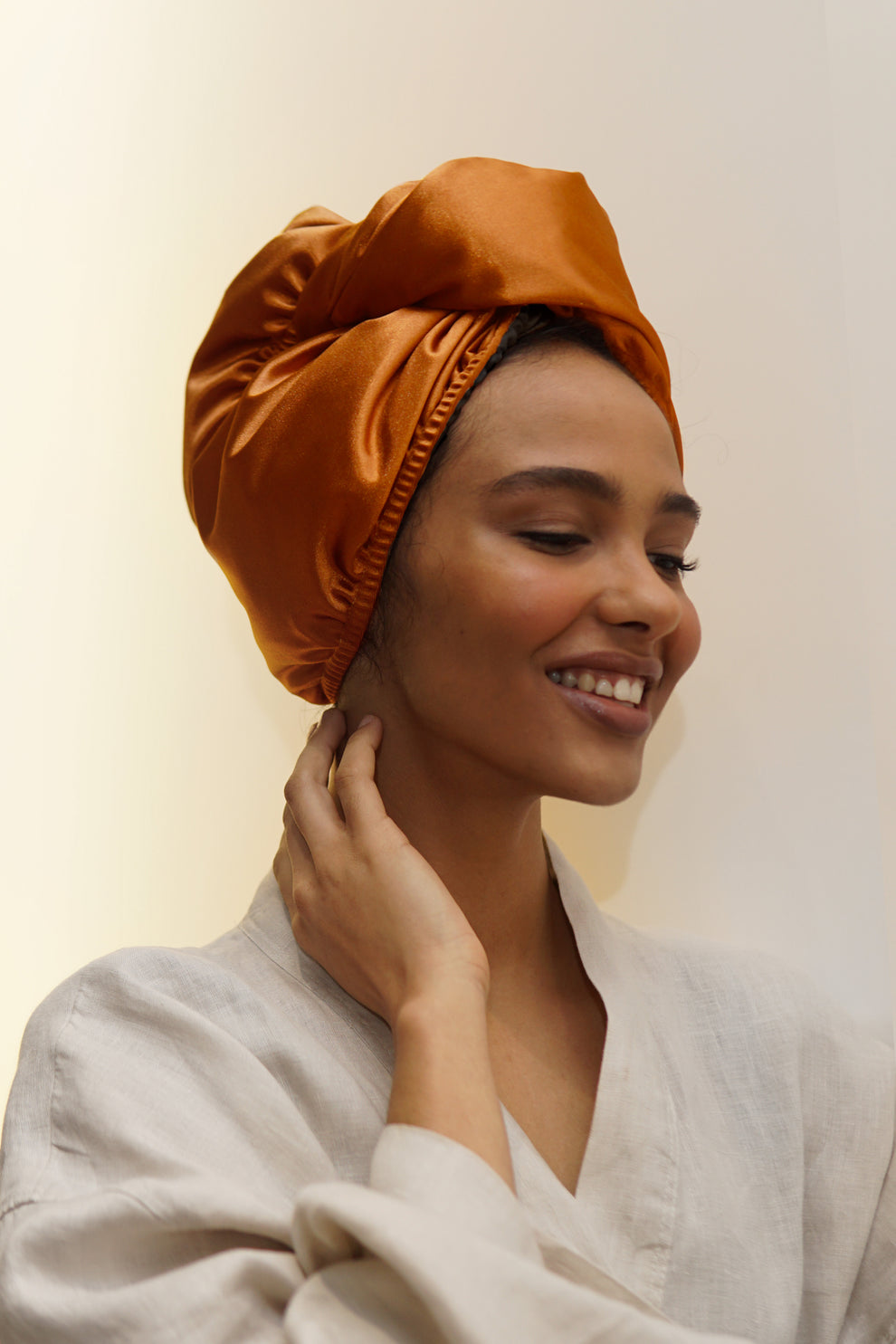 DoubleLayer Microfiber Hair Wraps Amber smplobjects